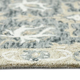 Amer Romania ROM-7 Gray area rug - profile view
