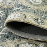 Amer Romania ROM-7 Gray area rug - rolled view