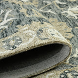 Amer Romania ROM-7 Gray area rug - rolled view