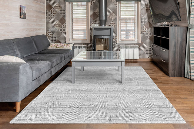 Dynamic Rugs Rori 9350 Power Loomed Modern Grey Rug