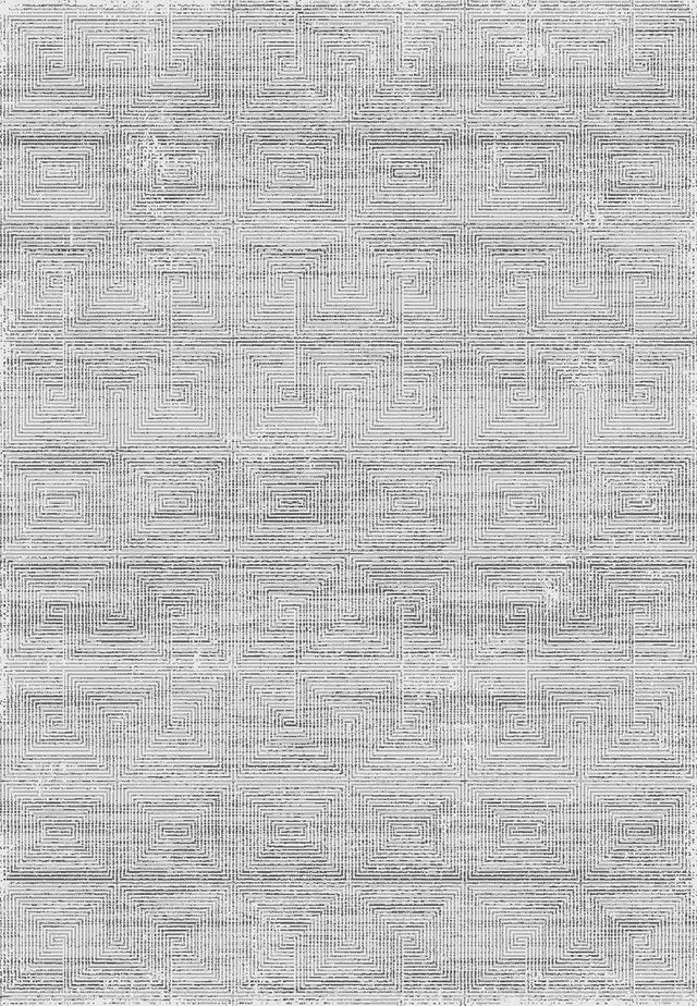 Dynamic Rugs Rori 9350 Power Loomed Modern Grey Rug