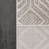 Dynamic Rugs Rori 9351 Power Loomed Modern Grey Rug