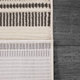 Dynamic Rugs Rori 9352 Power Loomed Modern Ivory/Charcoal Rug
