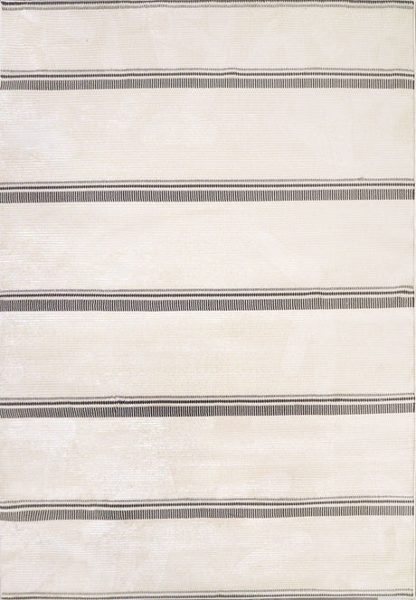 Dynamic Rugs Rori 9352 Power Loomed Modern Ivory/Charcoal Rug