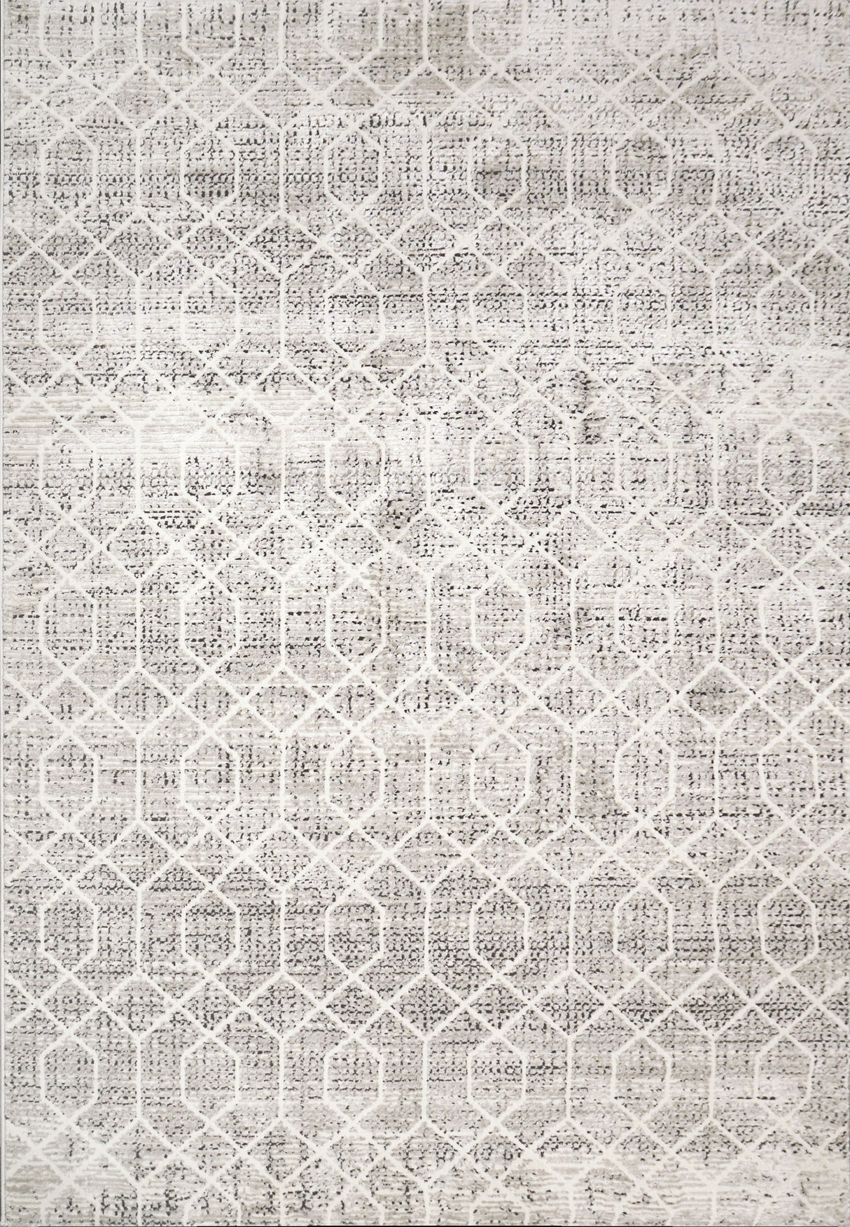 Dynamic Rugs Rori 9354 Power Loomed Modern Ivory/Charcoal Rug