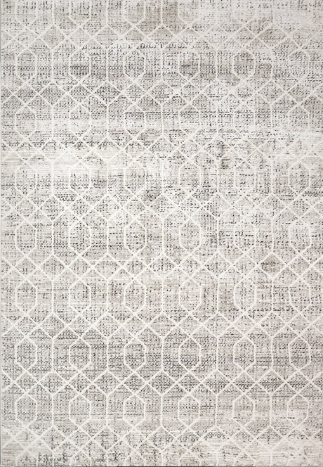 Dynamic Rugs Rori 9354 Power Loomed Modern Ivory/Charcoal Rug