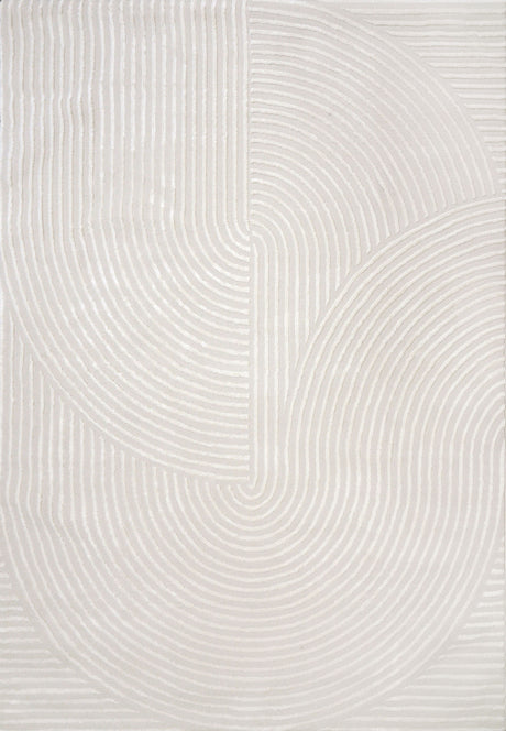 Dynamic Rugs Rori 9363 Power Loomed Modern Ivory/Grey Rug