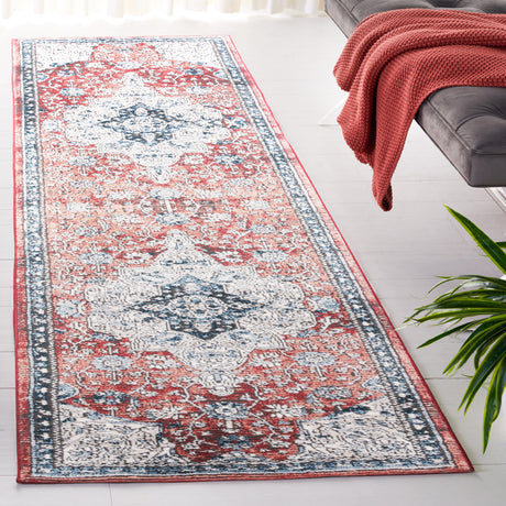Safavieh Rosewood Row104A Ivory/Red Rug.
