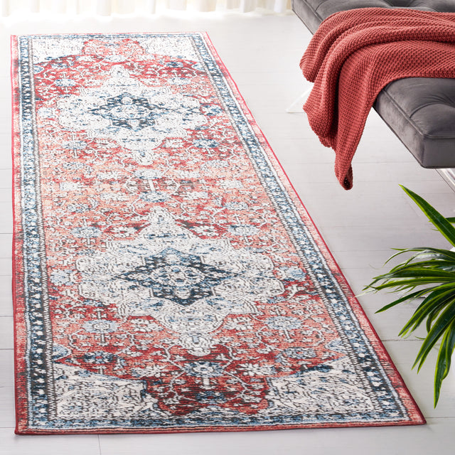 Safavieh Rosewood Row104A Ivory/Red Rug.