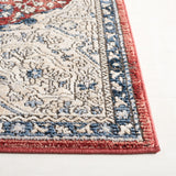 Safavieh Rosewood Row104A Ivory/Red Rug.