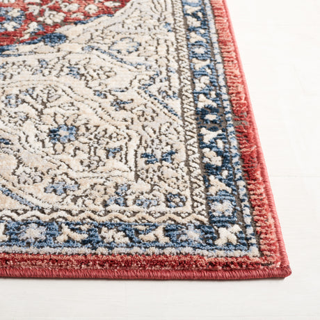 Safavieh Rosewood Row104A Ivory/Red Rug.