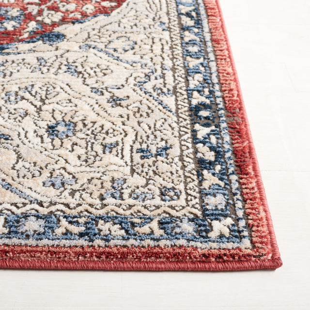 Safavieh Rosewood Row104A Ivory/Red Rug.