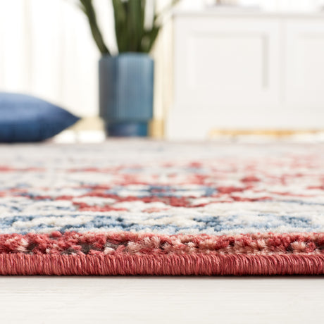 Safavieh Rosewood Row104A Ivory/Red Rug.