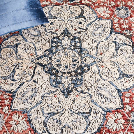 Safavieh Rosewood Row104A Ivory/Red Rug.