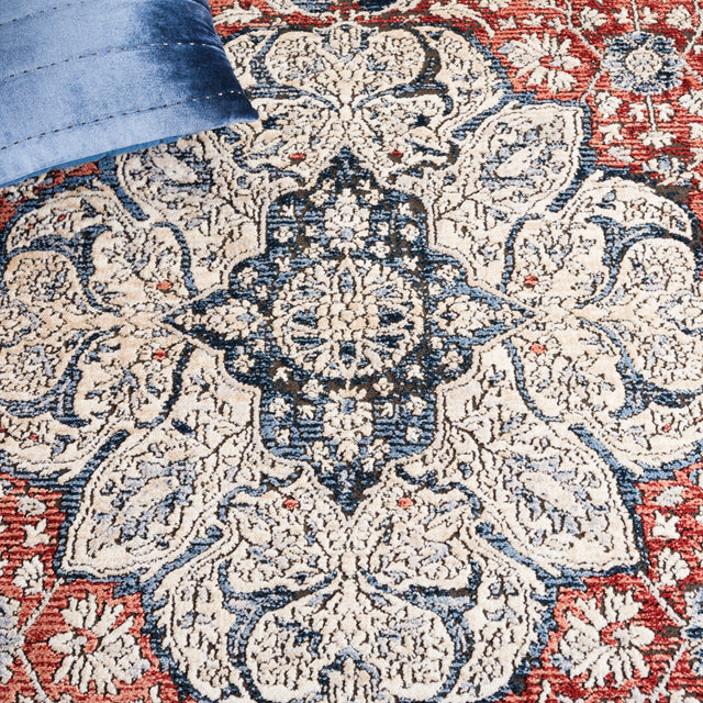 Safavieh Rosewood Row104A Ivory/Red Rug.