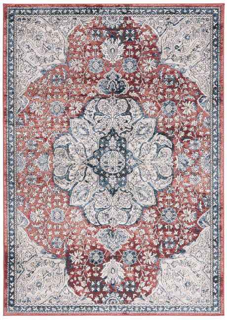 Safavieh Rosewood Row104A Ivory/Red Rug.