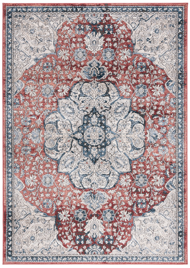 Safavieh Rosewood Row104A Ivory/Red Rug.
