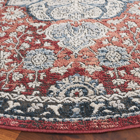 Safavieh Rosewood Row104A Ivory/Red Rug.