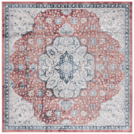 Safavieh Rosewood Row104A Ivory/Red Rug.