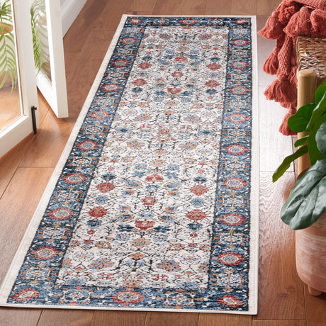 Safavieh Rosewood Row106A Ivory/Blue Rug.