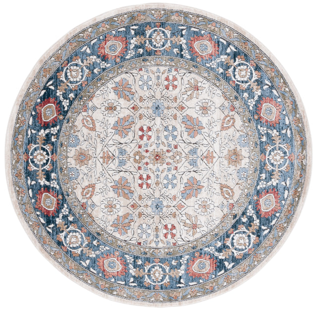Safavieh Rosewood Row106A Ivory/Blue Rug.