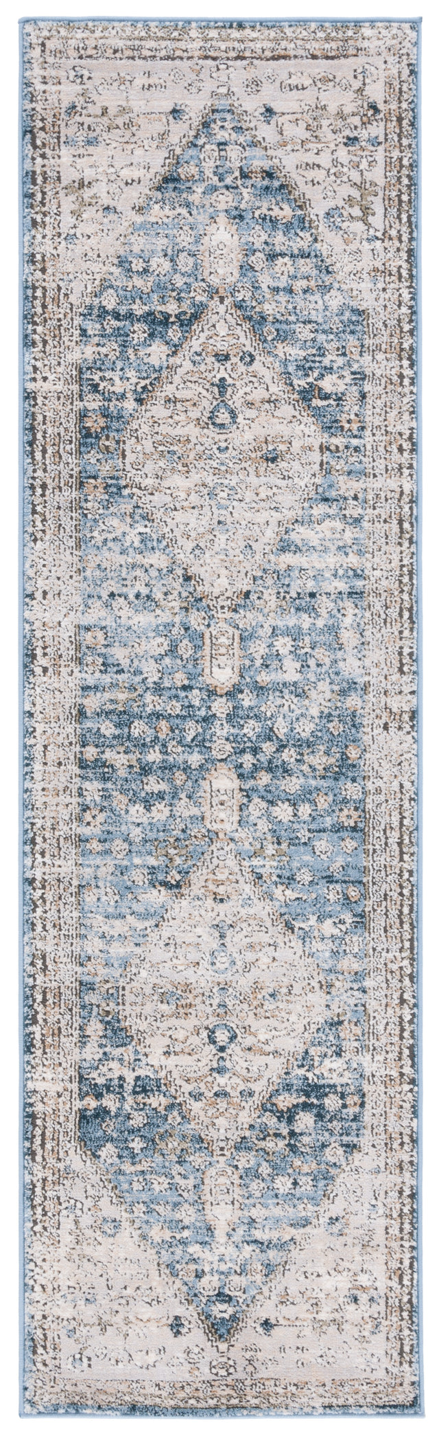 Safavieh Rosewood Row108A Ivory/Blue Rug.