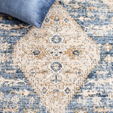 Safavieh Rosewood Row108A Ivory/Blue Rug.
