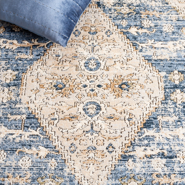 Safavieh Rosewood Row108A Ivory/Blue Rug.