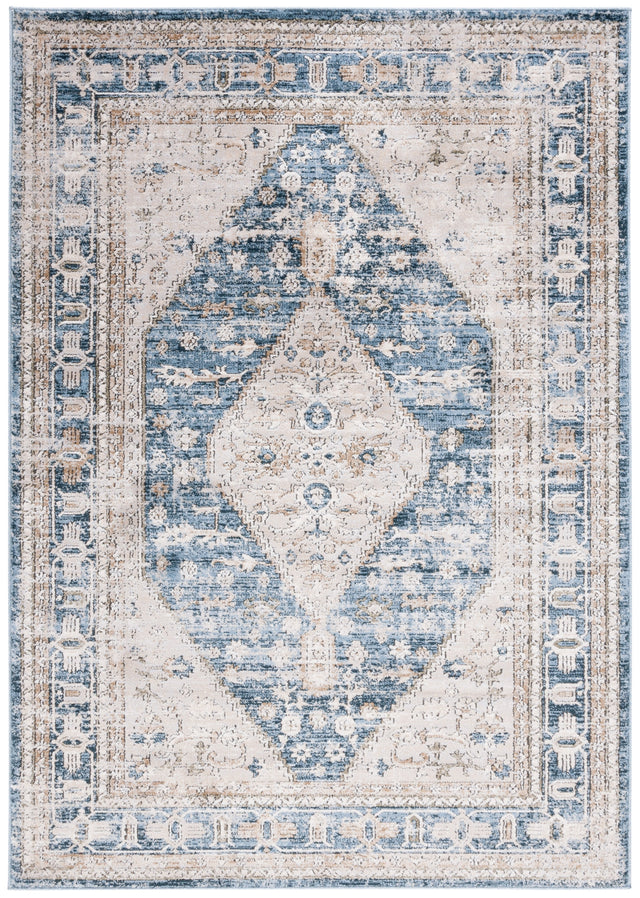 Safavieh Rosewood Row108A Ivory/Blue Rug.