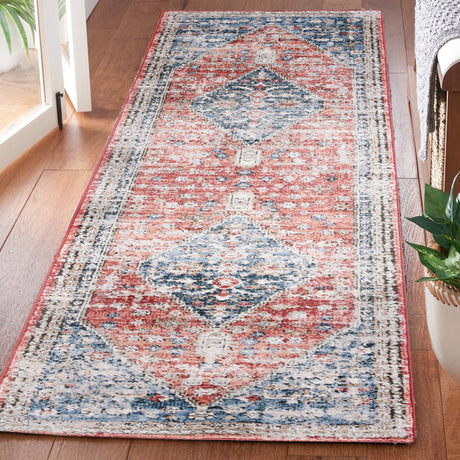 Safavieh Rosewood Row108J Blue/Red Rug.