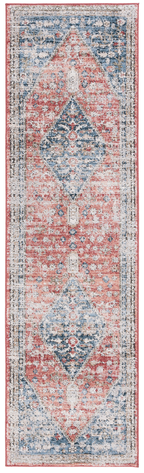 Safavieh Rosewood Row108J Blue/Red Rug.