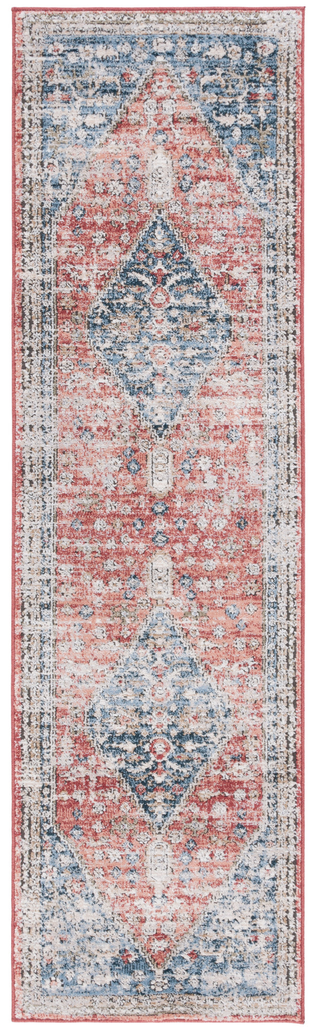 Safavieh Rosewood Row108J Blue/Red Rug.
