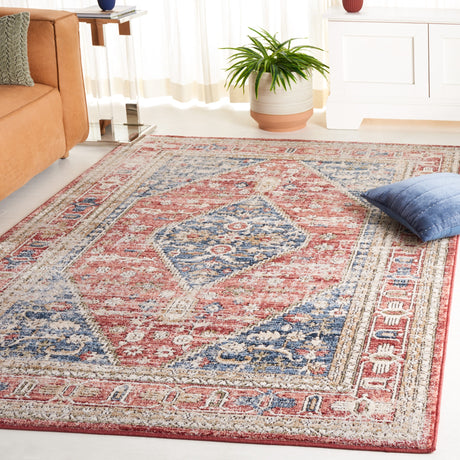 Safavieh Rosewood Row108J Blue/Red Rug.