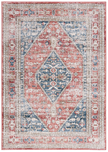 Safavieh Rosewood Row108J Blue/Red Rug.