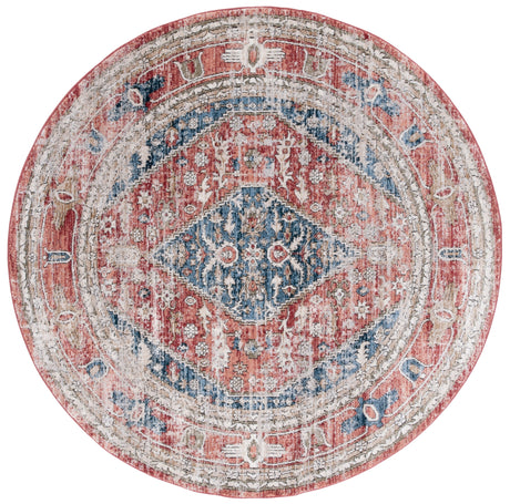 Safavieh Rosewood Row108J Blue/Red Rug.