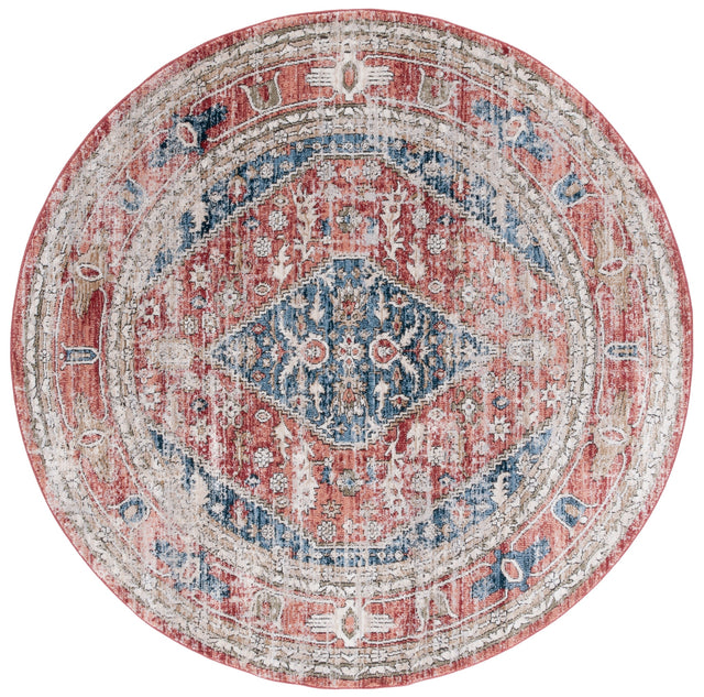 Safavieh Rosewood Row108J Blue/Red Rug.