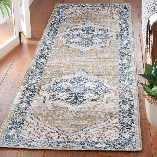 Safavieh Rosewood Row110A Ivory/Green Rug.