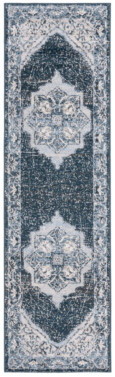 Safavieh Rosewood Row110B Ivory/Blue Rug.