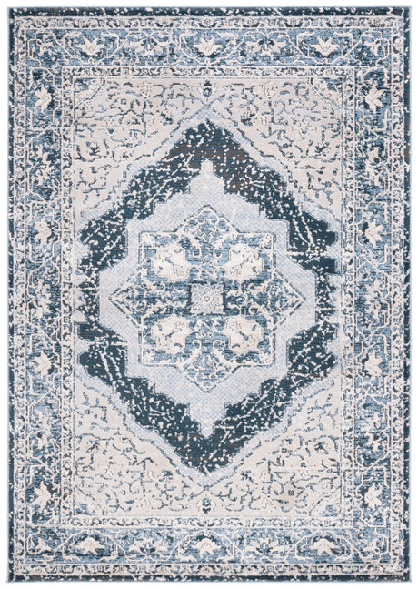 Safavieh Rosewood Row110B Ivory/Blue Rug.