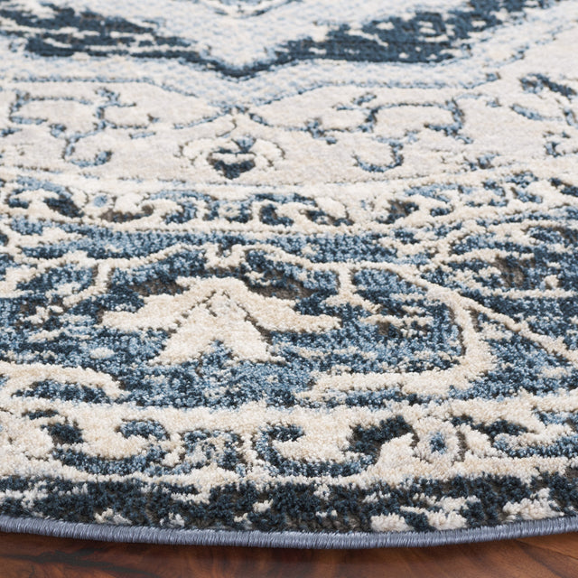 Safavieh Rosewood Row110B Ivory/Blue Rug.