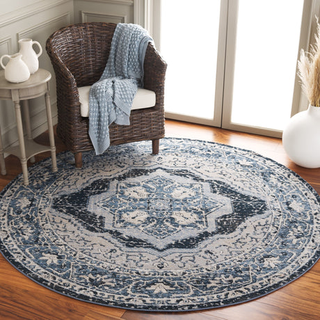 Safavieh Rosewood Row110B Ivory/Blue Rug.