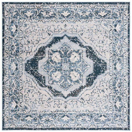 Safavieh Rosewood Row110B Ivory/Blue Rug.