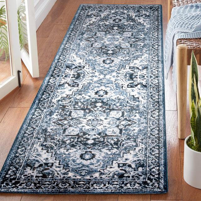Safavieh Rosewood Row112A Ivory/Blue Rug.