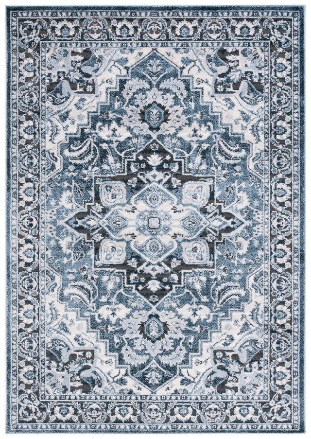 Safavieh Rosewood Row112A Ivory/Blue Rug.