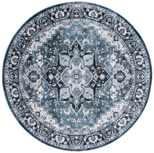 Safavieh Rosewood Row112A Ivory/Blue Rug.