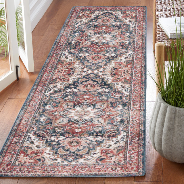 Safavieh Rosewood Row112B Ivory/Red Rug.