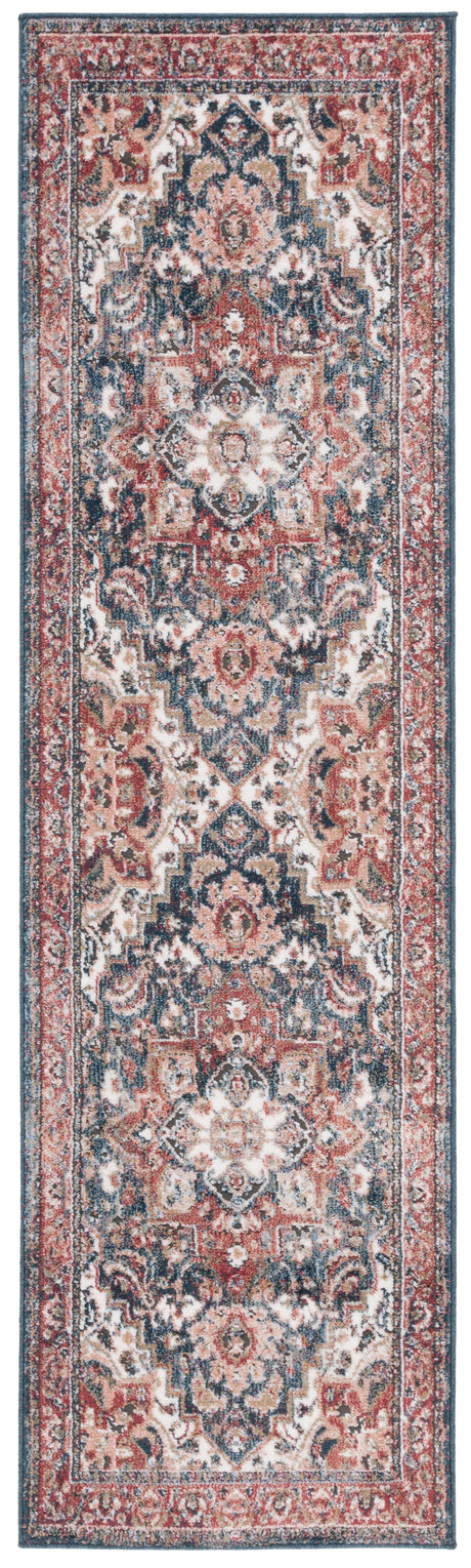 Safavieh Rosewood Row112B Ivory/Red Rug.