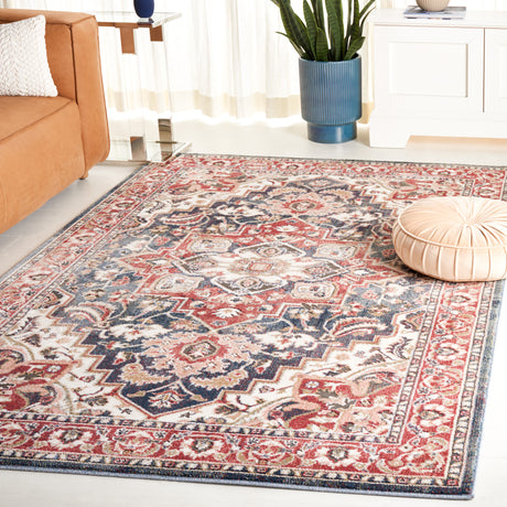 Safavieh Rosewood Row112B Ivory/Red Rug.