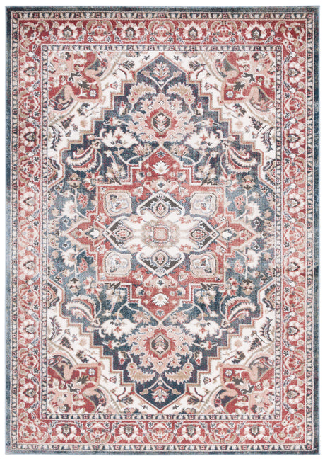 Safavieh Rosewood Row112B Ivory/Red Rug.