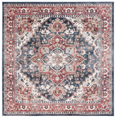 Safavieh Rosewood Row112B Ivory/Red Rug.